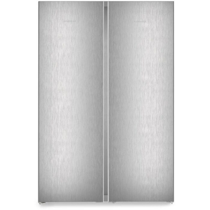 Liebherr Plus XRFSF5225 660L Bio Fresh No Frost Side by Side Freestanding Fridge Freezer in Silver - Image 3
