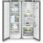 Liebherr Plus XRFSF5245 660L Freestanding No Frost Side by Side Fridge Freezer Silver - Image 2