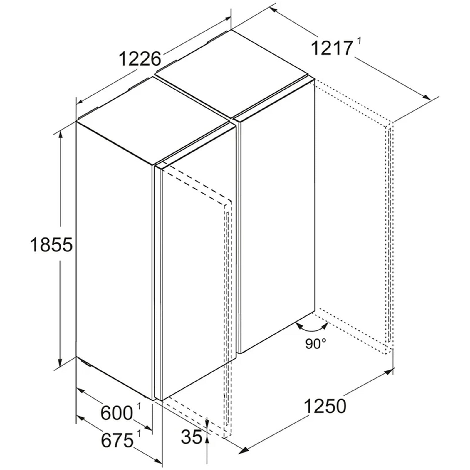 liebherr-plus-xrfsf5245-660l-freestanding-no-frost-side-by-side-fridge-freezer-silver-1154706311 Liebherr Plus XRFSF5245 660L Freestanding No Frost Side by Side Fridge Freezer Silver - Image 4