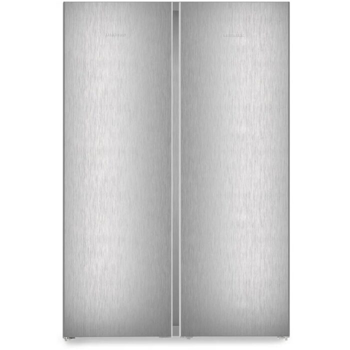 Liebherr Plus XRFSF5245 660L Freestanding No Frost Side by Side Fridge Freezer Silver - Image 1