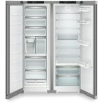 Liebherr Plus XRFSF5245 660L Freestanding No Frost Side by Side Fridge Freezer Silver - Image 3