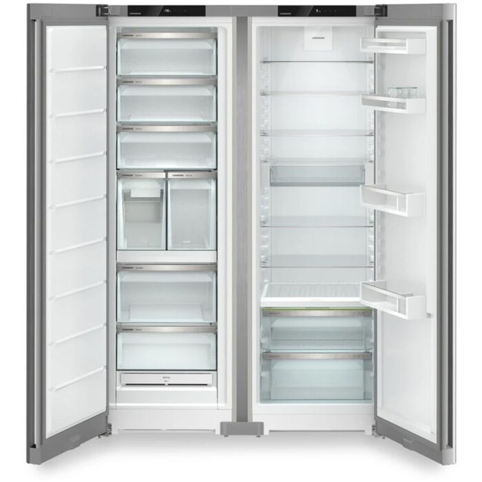 Liebherr Plus XRFSF5245 660L Freestanding No Frost Side by Side Fridge Freezer Silver - Image 3