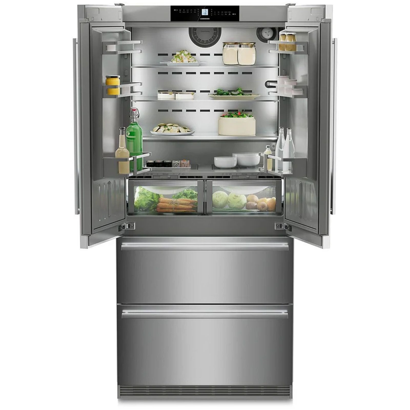 liebherr-premium-plus-cbnste8872-biofresh-no-frost-american-fridge-freezer-stainless-steel-1146610067 Liebherr Premium Plus CBNSTE8872 BioFresh No Frost American Fridge Freezer Stainless Steel - Image 2
