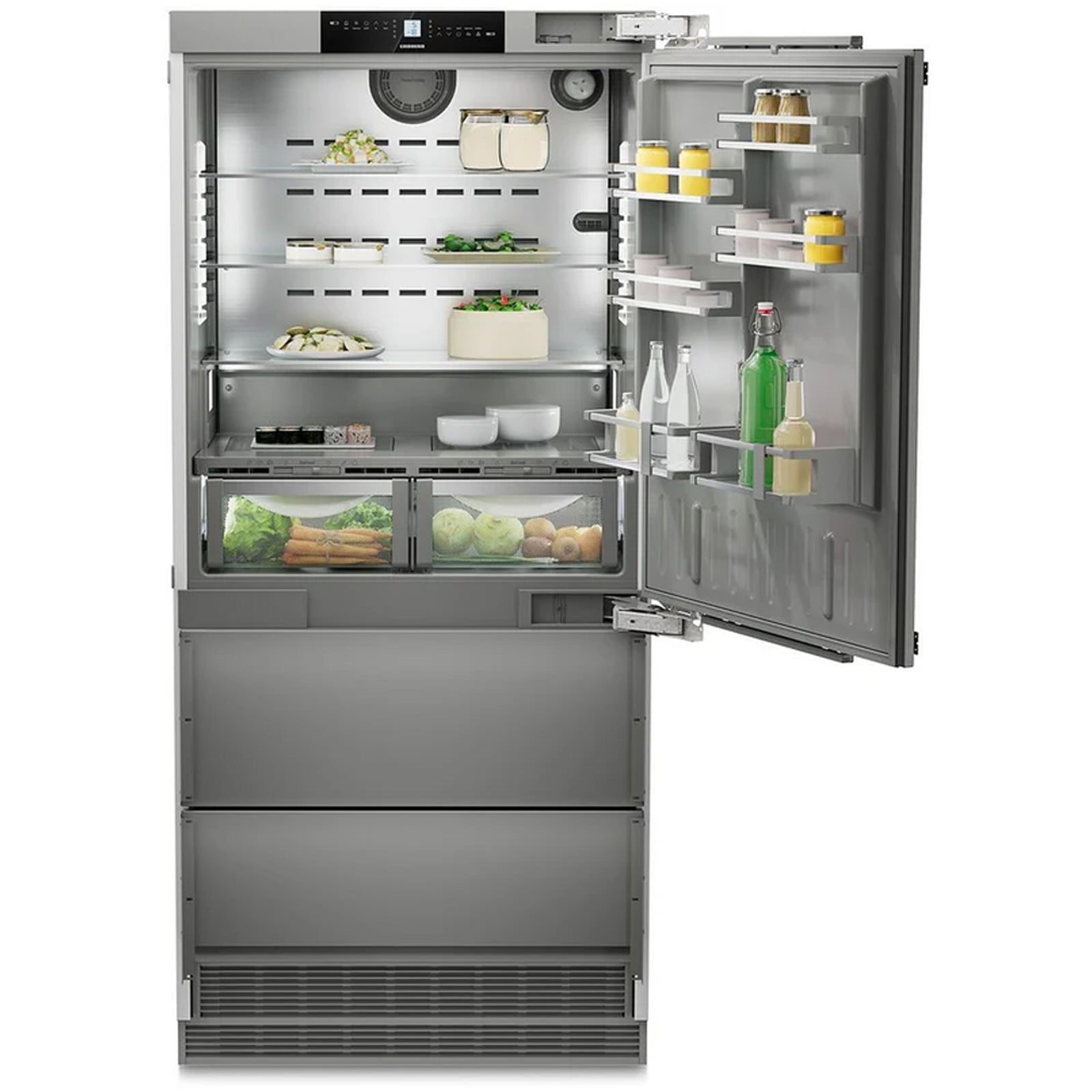 liebherr-premiumplus-ecbne8870-522l-no-frost-bio-fresh-built-in-fridge-freezer-stainless-steel-1153021547 Liebherr Premiumplus ECBNE8870 522L No Frost Bio Fresh Built in Fridge Freezer Stainless Steel - Image 2