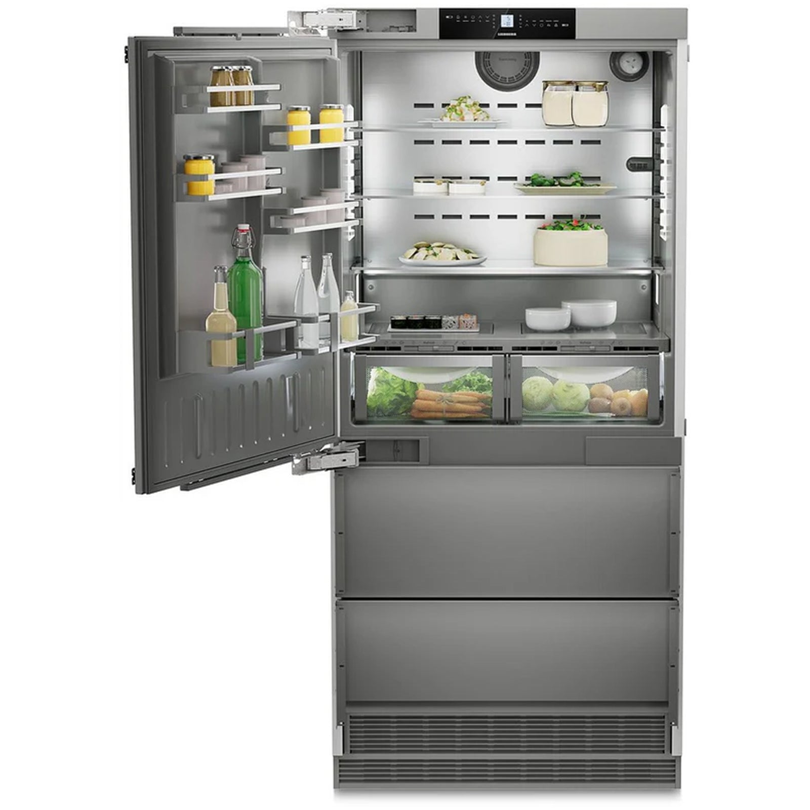liebherr-premiumplus-ecbne8871-522l-bio-fresh-no-frost-built-in-fridge-freezer-stainless-steel-1153021543 Liebherr Premiumplus ECBNE8871 522L Bio Fresh No Frost Built in Fridge Freezer Stainless Steel - Image 2