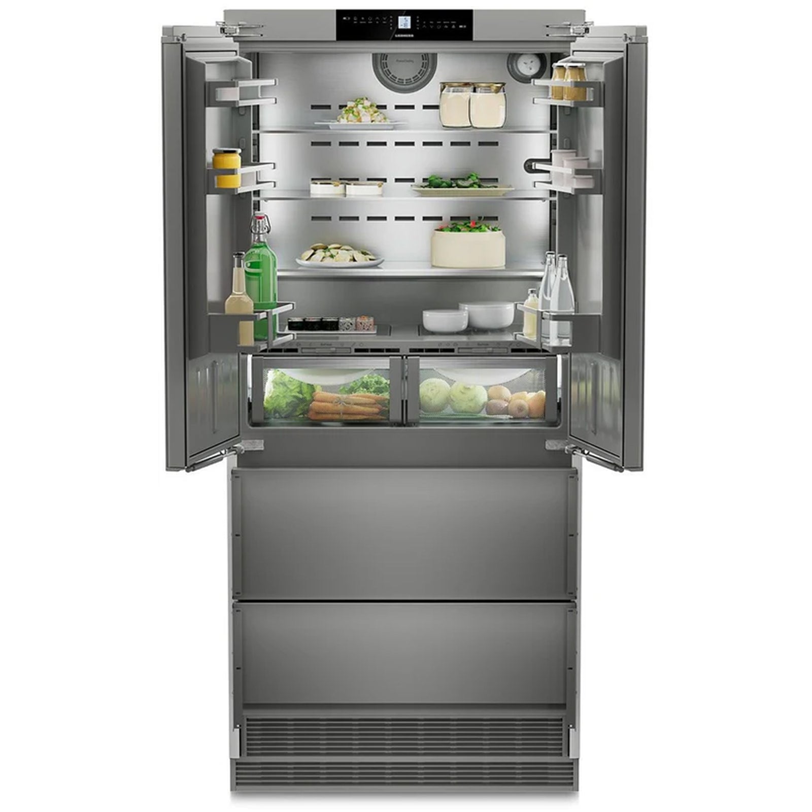 liebherr-premiumplus-ecbne8872-bio-fresh-no-frost-built-in-fridge-freezer-stainless-steel-1153021539 Liebherr Premiumplus ECBNE8872 Bio Fresh No Frost Built in Fridge Freezer Stainless Steel - Image 2