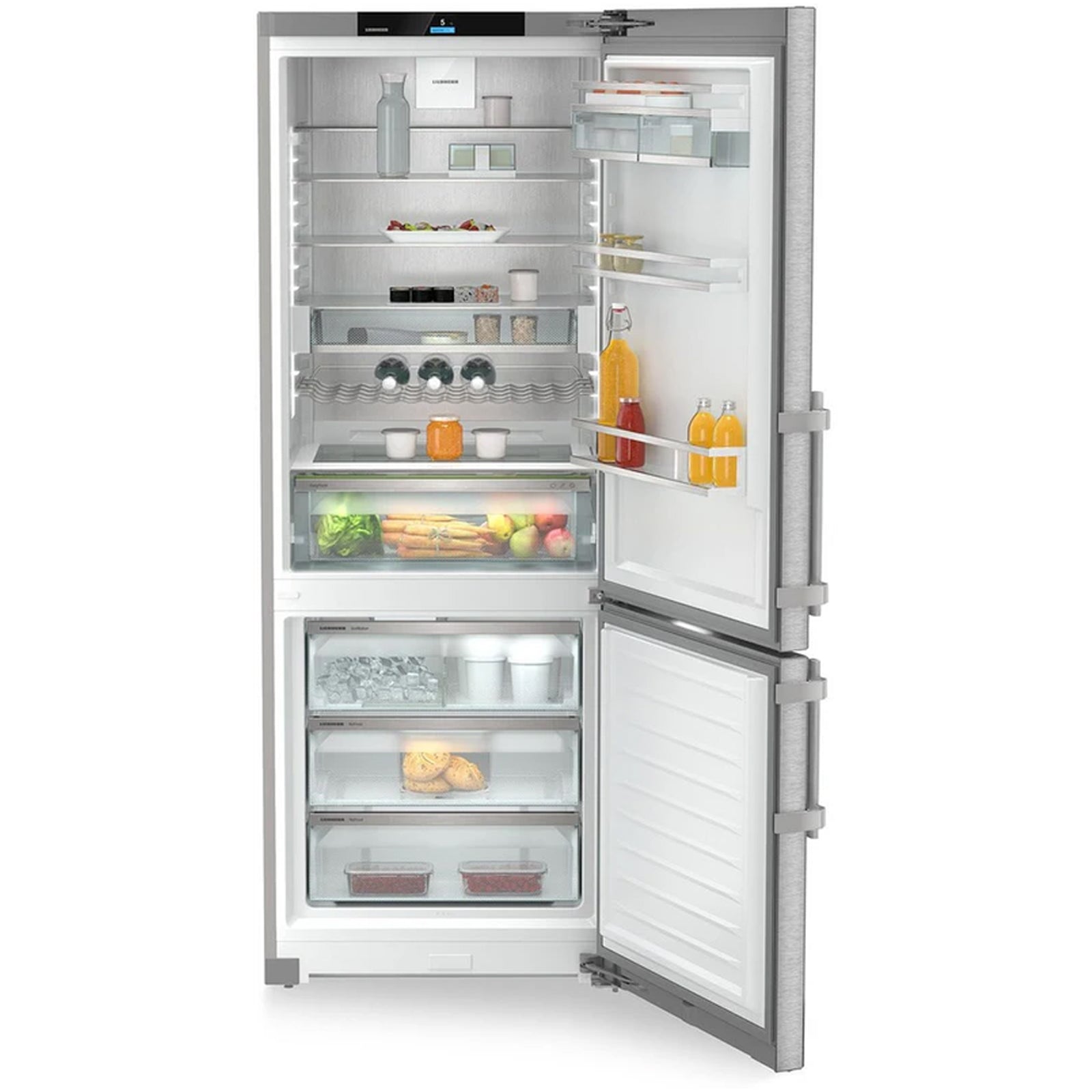 liebherr-prime-cnsdd776i-487l-freestanding-70-30-no-frost-fridge-freezer-stainless-steel-1148975060 Liebherr Prime CNSDD776I 487L Freestanding 70/30 No Frost Fridge Freezer Stainless Steel - Image 9