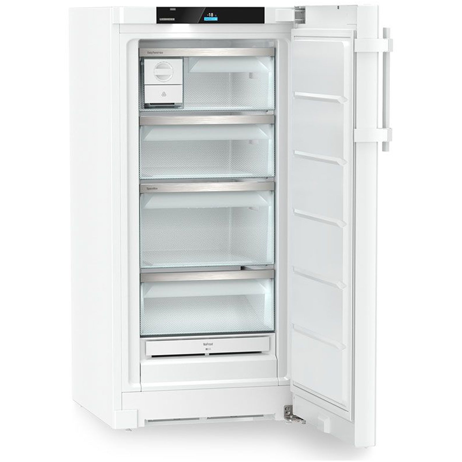 liebherr-prime-fnb425i-60cm-160l-frost-free-freestanding-upright-tall-freezer-white-1153030798 Liebherr Prime FNB425I 60cm 160L Frost Free Freestanding Upright Tall Freezer White - Image 4