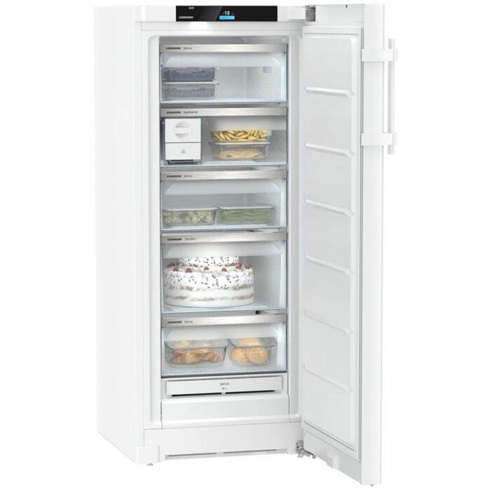 Liebherr Prime FNB465I 199L 145.5x60cm No Frost Upright Tall Freestanding Freezer White - Image 5