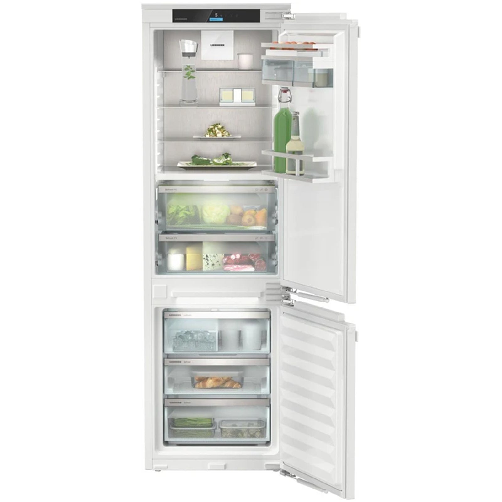 liebherr-prime-icbndi5163-178cm-246l-bio-fresh-no-frost-fully-integrated-fridge-freezer-white-1154214432 Liebherr Prime ICBNDI5163 178cm 246L Bio Fresh No Frost Fully Integrated Fridge Freezer White - Image 2