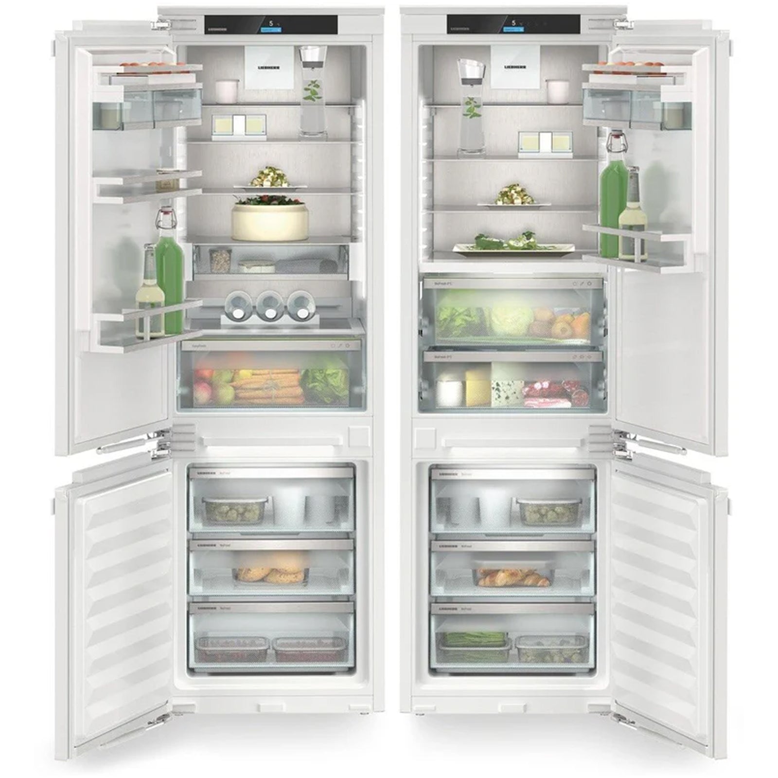 liebherr-prime-ixcc5155-178cm-bio-fresh-no-frost-side-by-side-built-in-fridge-freezer-1154214283 Liebherr Prime IXCC5155 178cm Bio Fresh No Frost Side by Side Built in Fridge Freezer - Image 1