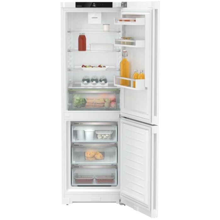 Liebherr Pure CND5203 60cm 60/40 330L No Frost Freestanding Fridge Freezer White - Image 4