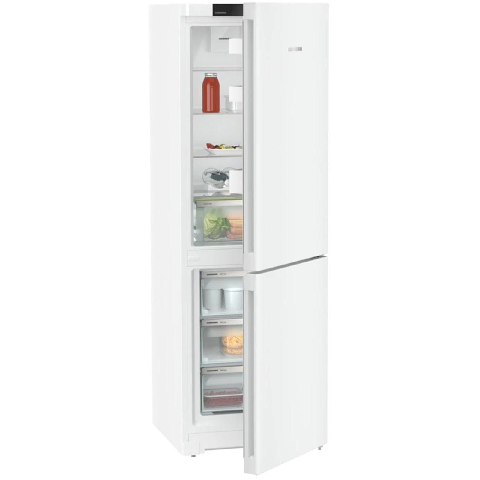liebherr-pure-cnd5203-60cm-60-40-330l-no-frost-freestanding-fridge-freezer-white-1146828159 Liebherr Pure CND5203 60cm 60/40 330L No Frost Freestanding Fridge Freezer White - Image 3