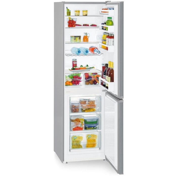 Liebherr Pure CUELE3331 55cm Smart Frost Freestanding Fridge Freezer Silver - Image 2