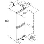 Liebherr Pure CUELE3331 55cm Smart Frost Freestanding Fridge Freezer Silver - Image 6