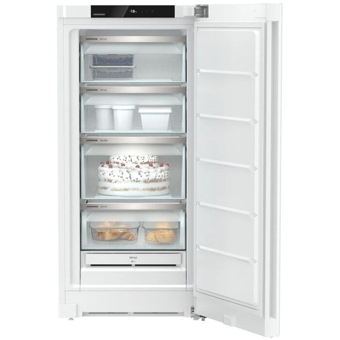 Liebherr Pure FNE4204 60cm 160L No Frost Freestanding Tall Upright Freezer White - Image 2