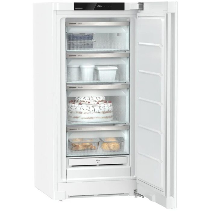 Liebherr Pure FNE4204 60cm 160L No Frost Freestanding Tall Upright Freezer White - Image 6