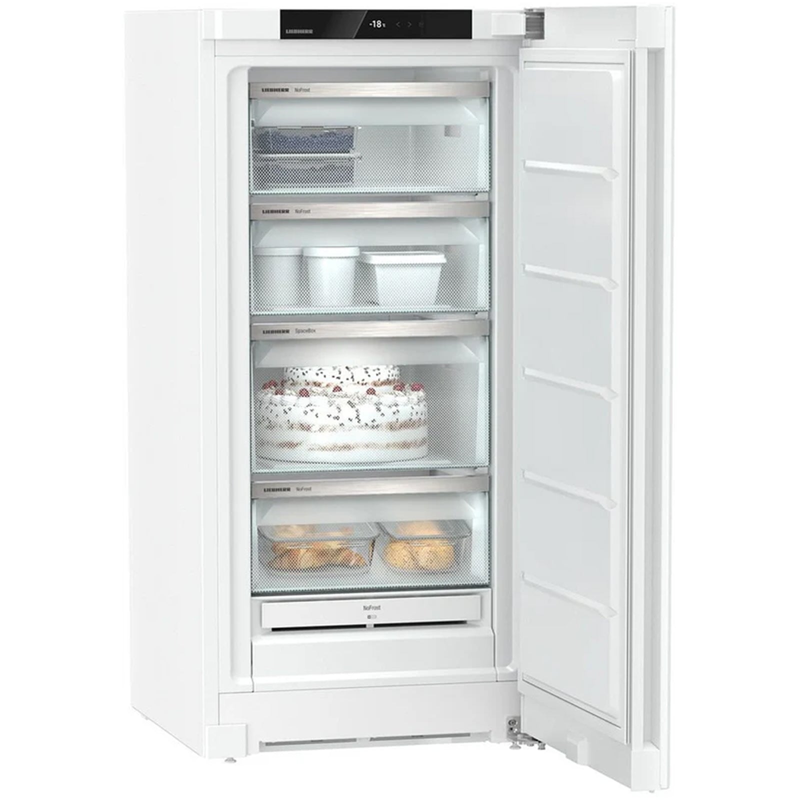 liebherr-pure-fne4204-60cm-160l-no-frost-freestanding-tall-upright-freezer-white-1153040971 Liebherr Pure FNE4204 60cm 160L No Frost Freestanding Tall Upright Freezer White - Image 6