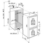 Liebherr Pure ICNE5103 178cm 253L Easy Fresh No Frost Built in Fridge Freezer - Image 4