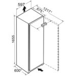 Liebherr Pure RD5000 60cm 348L Freestanding Larder Fridge White - Image 10