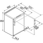 Liebherr Pure TGN14VE04 55cm 92L Frost Free Under Counter Freestanding Upright Freezer White - Image 9