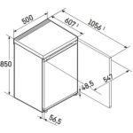 Liebherr RD1201 Pure RD1201 98L 50cm Under Counter Fridge with Icebox - Image 9