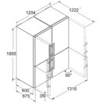 Liebherr XCCSD5250 664L Easy Fresh No Frost Side by Side Fridge Freezer - Image 4