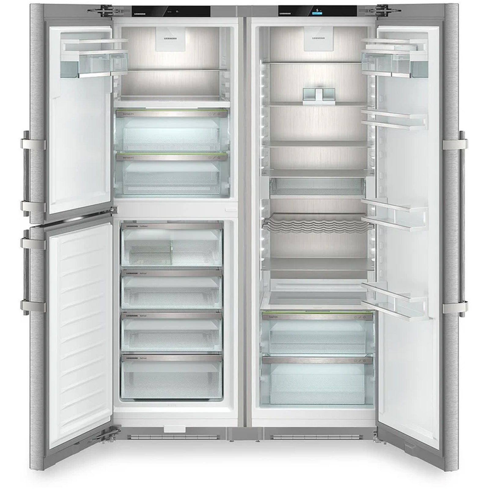 liebherr-xrcsd5255-716l-freestanding-no-frost-side-by-side-fridge-freezer-with-ice-maker-in-stainless-steel-1154698146 Liebherr XRCSD5255 716L Freestanding No Frost Side by Side Fridge Freezer with Ice Maker in Stainless Steel - Image 3