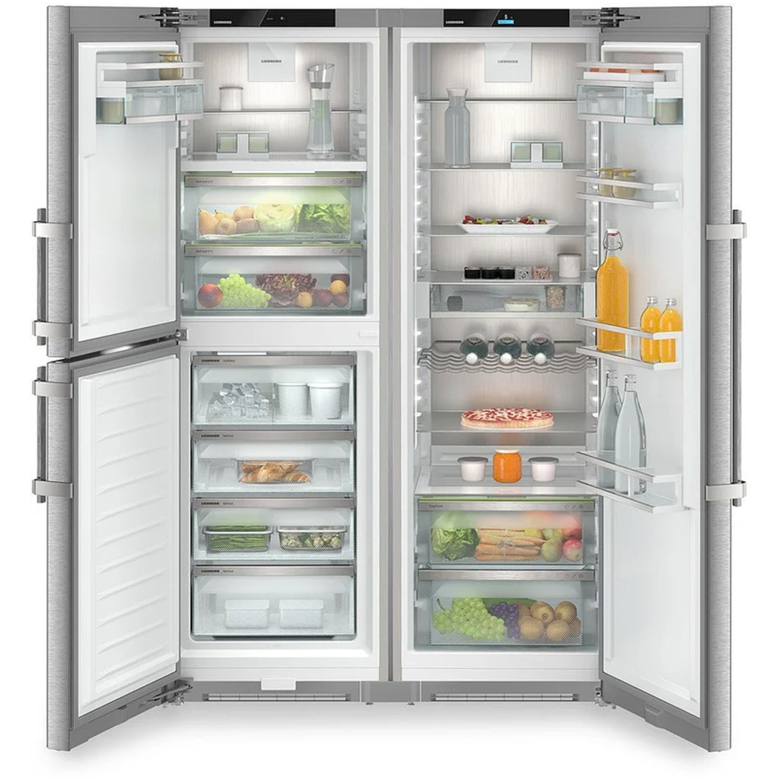 liebherr-xrcsd5255-716l-freestanding-no-frost-side-by-side-fridge-freezer-with-ice-maker-in-stainless-steel-1154698147 Liebherr XRCSD5255 716L Freestanding No Frost Side by Side Fridge Freezer with Ice Maker in Stainless Steel - Image 2