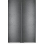 Liebherr XRFBD5220 677L Freestanding No Frost Black Side by Side Fridge Freezer in Black Steel