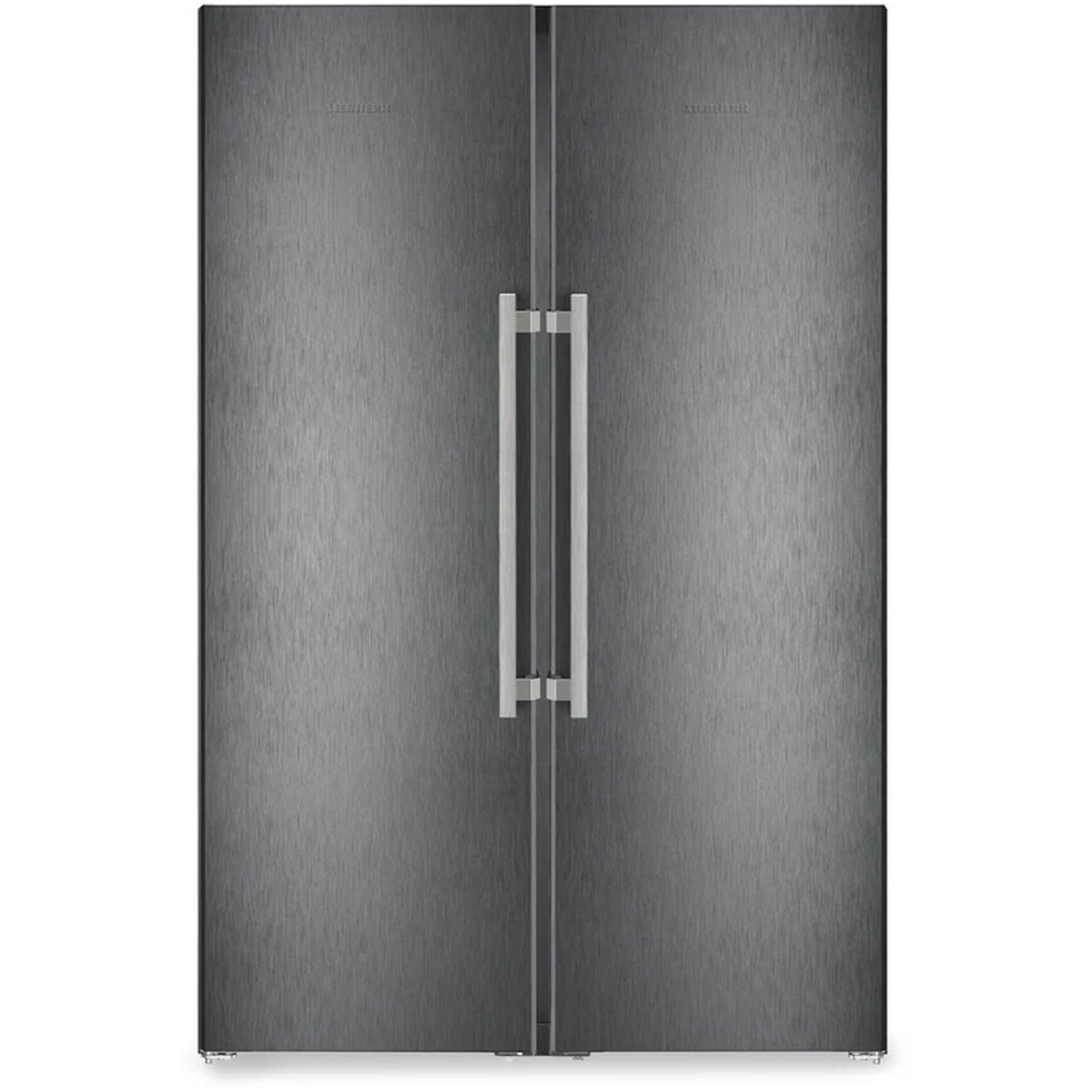 liebherr-xrfbs5295-665l-no-frost-freestanding-side-by-side-fridge-freezer-with-ice-maker-in-black-steel-1154698121 Liebherr XRFBS5295 665L No Frost Freestanding Side by Side Fridge Freezer with Ice Maker in Black Steel - Image 1