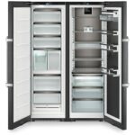 Liebherr XRFBS5295 665L No Frost Freestanding Side by Side Fridge Freezer with Ice Maker in Black Steel - Image 3