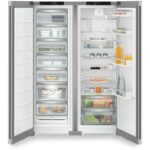 Liebherr XRFSF5220 677L Freestanding No Frost Side by Side Fridge Freezer in Stainless Steel - Image 3