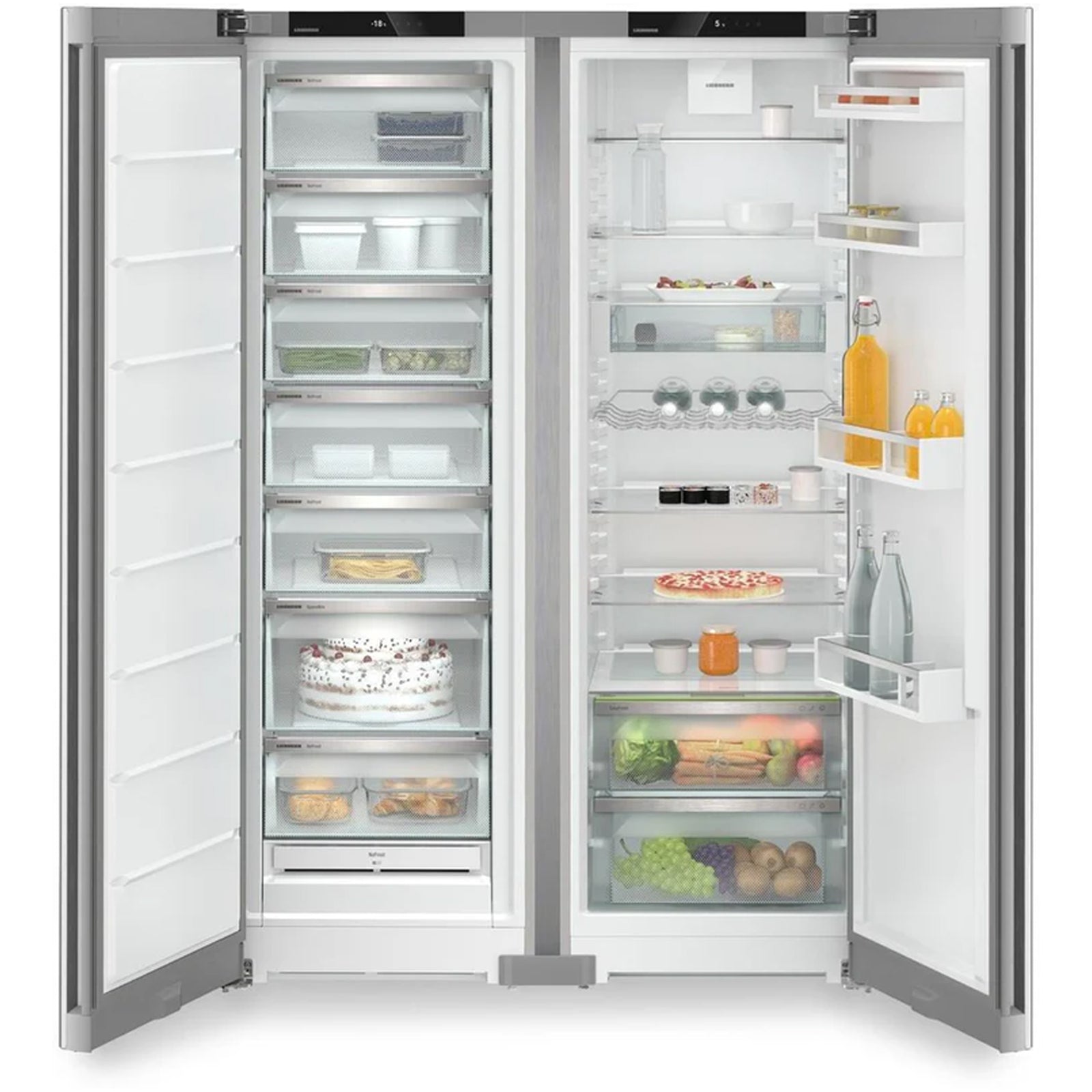 liebherr-xrfsf5220-677l-freestanding-no-frost-side-by-side-fridge-freezer-in-stainless-steel-1154706348 Liebherr XRFSF5220 677L Freestanding No Frost Side by Side Fridge Freezer in Stainless Steel - Image 3