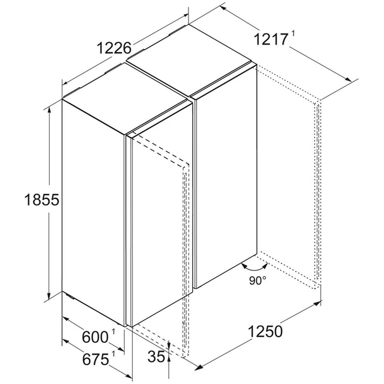 liebherr-xrfsf5220-677l-freestanding-no-frost-side-by-side-fridge-freezer-in-stainless-steel-1154706349 Liebherr XRFSF5220 677L Freestanding No Frost Side by Side Fridge Freezer in Stainless Steel - Image 4