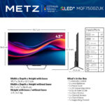 Metz 43MQF7500ZUK 43 Inch MQF7500Z 4K Ultra HD HDR QLED Smart TV 2025 - Image 10