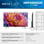 Metz 65MRF6000ZUK 65 Inch MRF6000Z 4K Ultra HD HDR DLED Smart TV with Freely 2025 - Image 2