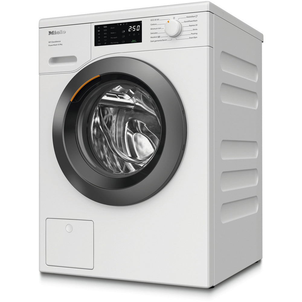 miele-web365-wcs-powerwash-8kg-1400-spin-freestanding-washing-machine-lotus-white-1156000973 Miele WEB365 WCS PowerWash 8kg 1400 Spin Freestanding Washing Machine Lotus White - Image 2