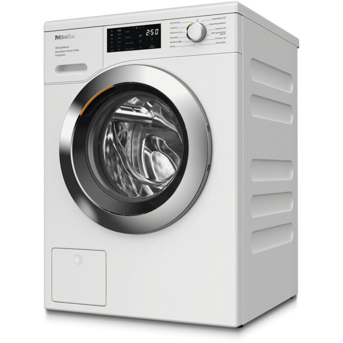 Miele WEE385 WCS 8kg 1400 Spin Power Wash & Steam Washing Machine Lotus White - Image 2