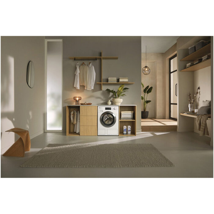 Miele WEG885 WCS 9kg 1400 Spin PowerWash & SteamCare Washing Machine Lotus White - Image 8