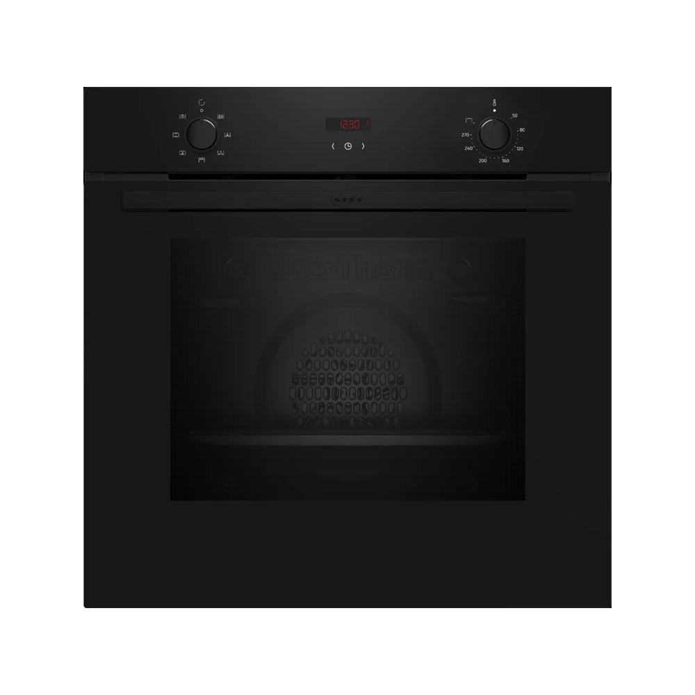 neff-b1dcc0ak3b-n30-71l-built-in-electric-single-oven-black-a-rated-1178632833 NEFF B1DCC0AK3B N30 71L Built-In Electric Single Oven Black - A+ Rated - Image 1
