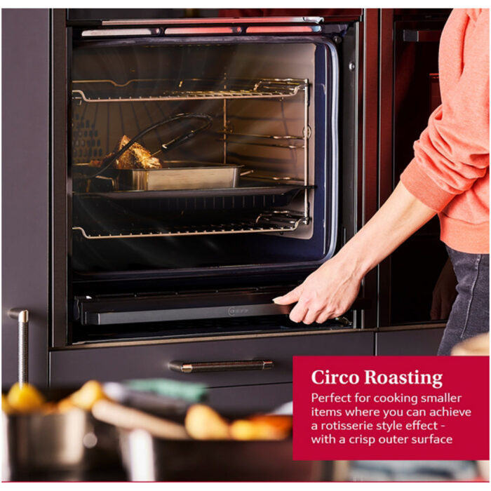 NEFF B1DCC0AK3B N30 71L Built-In Electric Single Oven Black - A+ Rated - Image 9