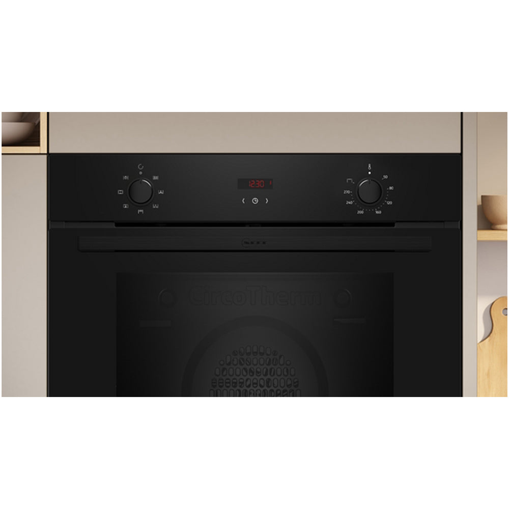neff-b1dcc0ak3b-n30-71l-built-in-electric-single-oven-black-a-rated-1178632846 NEFF B1DCC0AK3B N30 71L Built-In Electric Single Oven Black - A+ Rated - Image 2