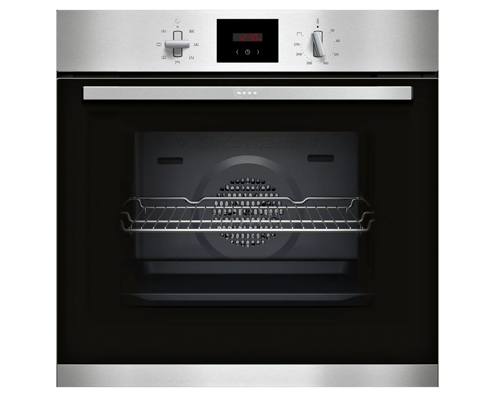 neff-b1gcc0an0b-n30-built-in-electric-single-oven-stainless-steel-stainless-steel-1153146170 Neff B1GCC0AN0B N30 Built-in Electric Single Oven Stainless Steel - Image 1