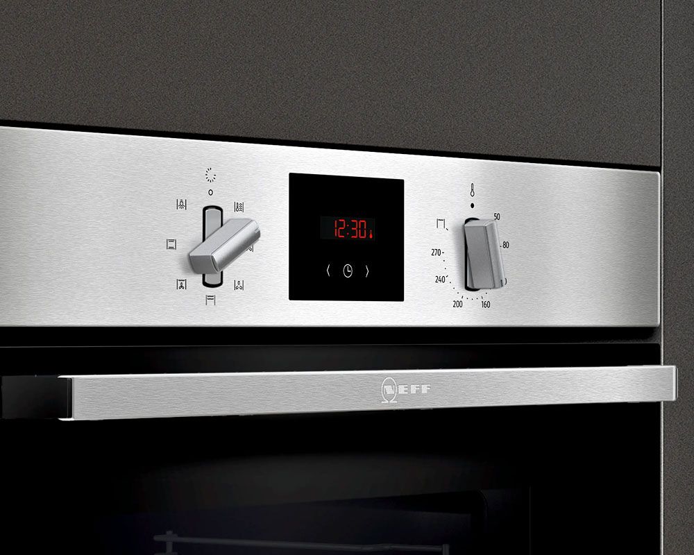 neff-b1gcc0an0b-n30-built-in-electric-single-oven-stainless-steel-stainless-steel-1153146171 Neff B1GCC0AN0B N30 Built-in Electric Single Oven Stainless Steel - Image 2