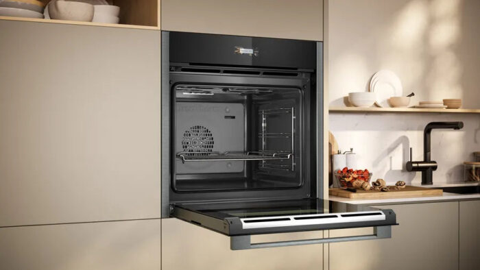 Neff B24CR31G0B N70 Built-in Electric Single Oven Graphite Grey - Image 3
