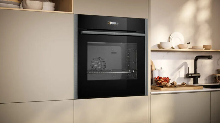 Neff B24CR31G0B N70 Built-in Electric Single Oven Graphite Grey - Image 5
