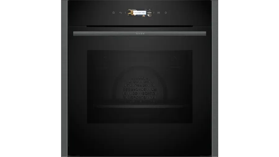 neff-b24cr71g0b-n70-built-in-electric-single-oven-graphite-grey-1082417408 Neff B24CR71G0B N70 Built-in Electric Single Oven Graphite Grey - Image 1