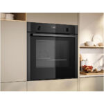Neff B3ACE4AG3B N50 Slide and Hide 60cm Built In Electric Single Oven Graphite Grey A+ Rated - Image 2