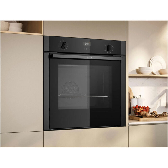 Neff B3ACE4AG3B N50 Slide and Hide 60cm Built In Electric Single Oven Graphite Grey A+ Rated - Image 2
